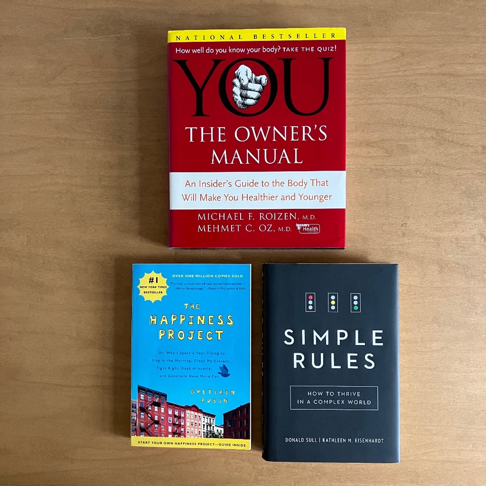 Self-Help Books x 3